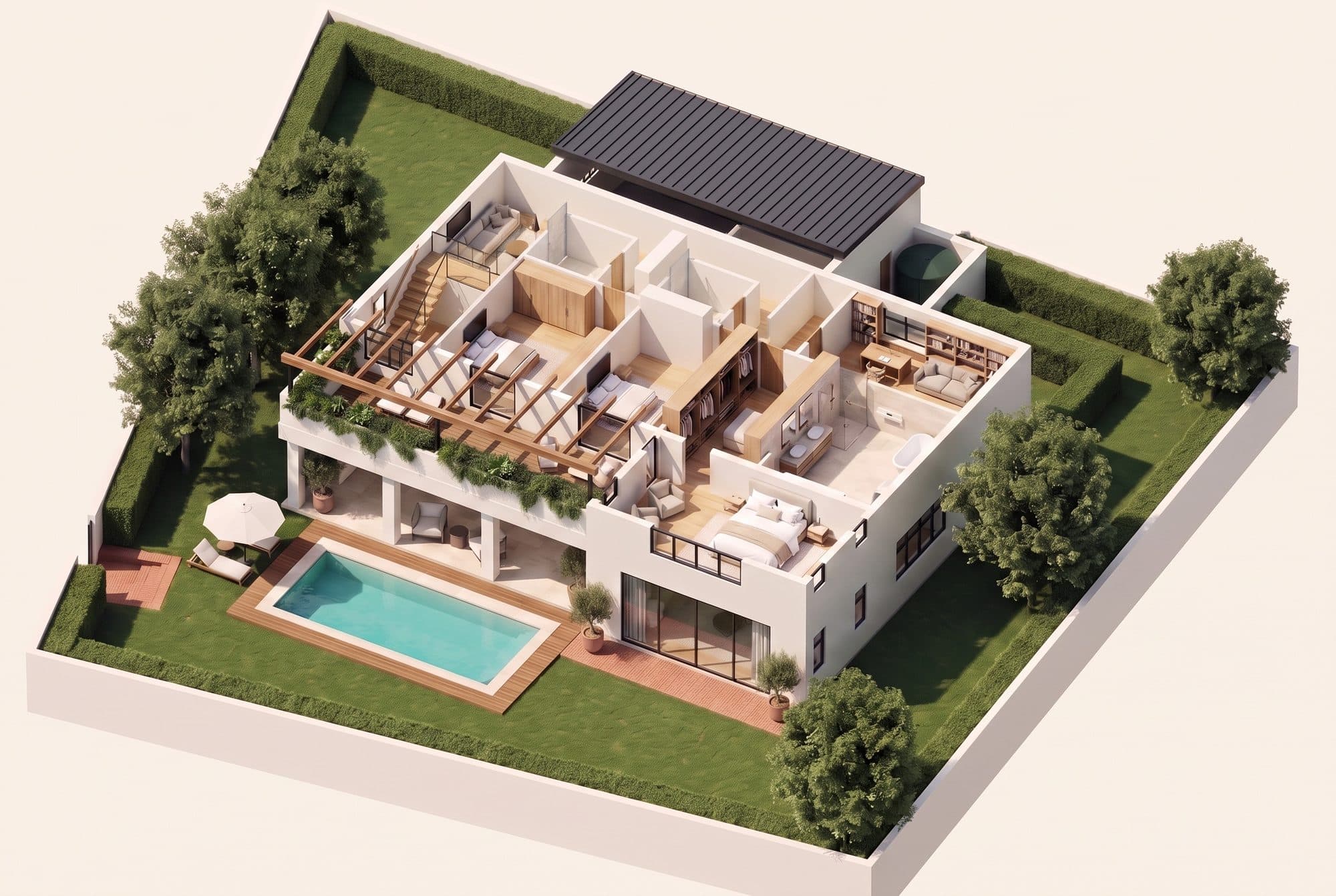 Silverleaf first floor, 3D plan